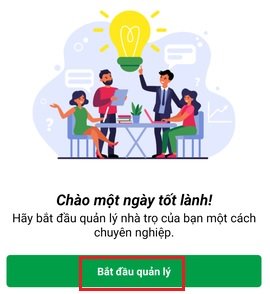 Màn hình bắt đầu